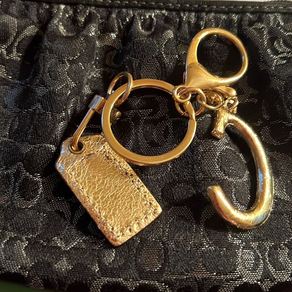 Coach gold hang tag keychain / bag charm - Picture 4 of 4